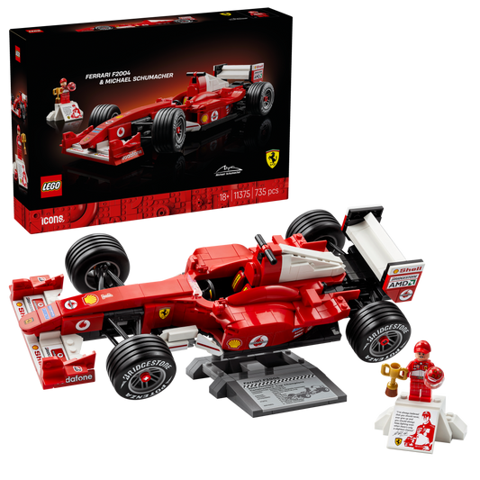LEGO 11375 ICONS Ferrari F2004 & Michael Schumacher
