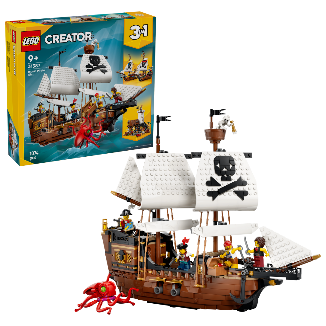 LEGO Creator 3-in-1 31387 Iconic Pirate Ship