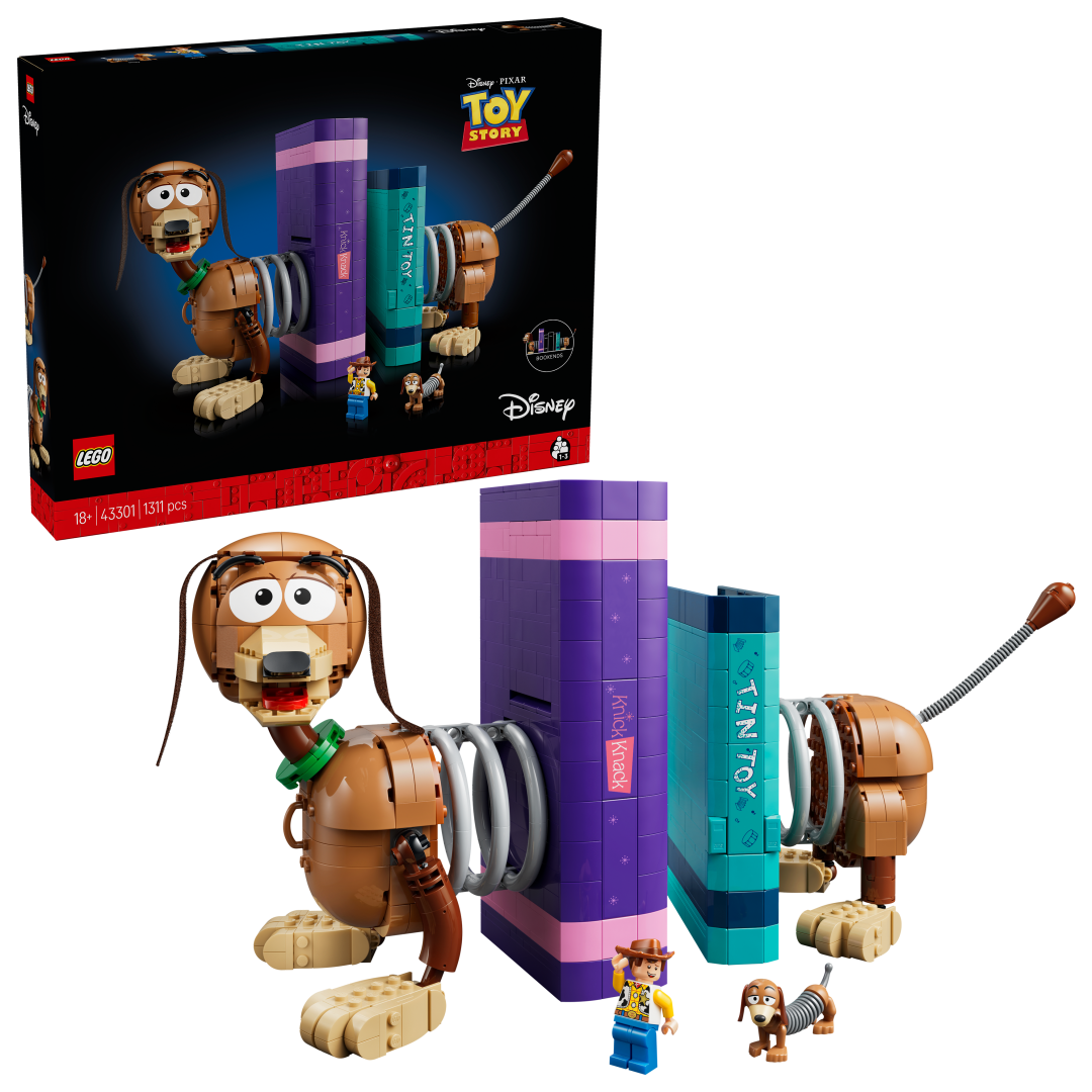 LEGO Disney 43301 Toy Story Slinky Dog Bookends