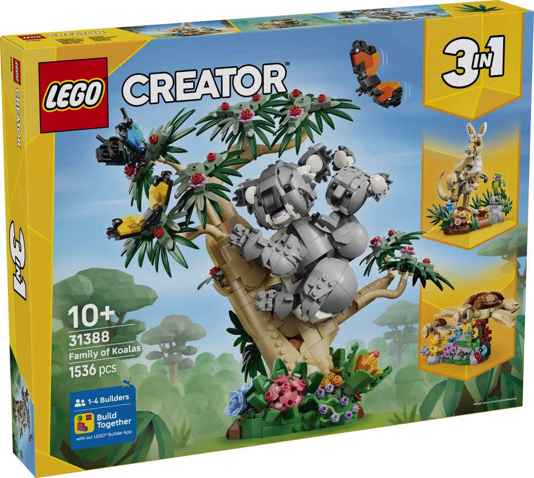 LEGO Creator 3-in-1 31388 Wild Animals: Family of Koalas