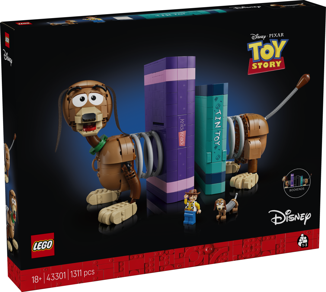 LEGO Disney 43301 Toy Story Slinky Dog Bookends