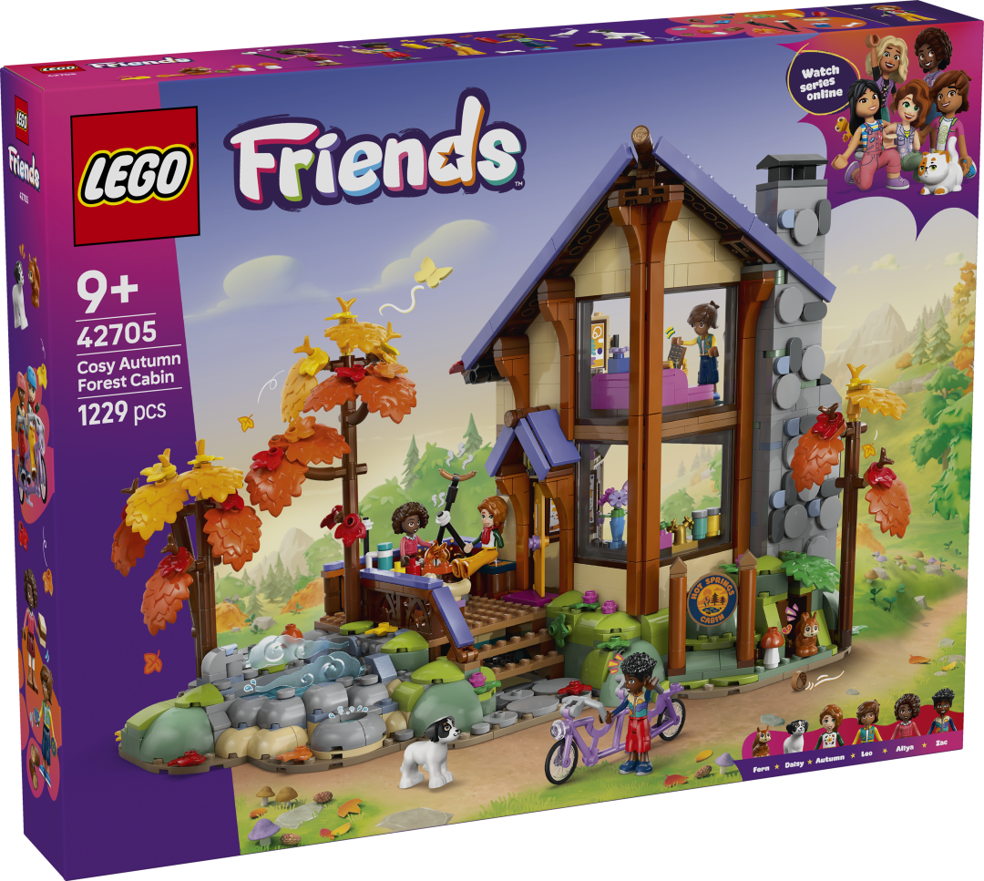 LEGO Friends 42705 Cozy Fall Forest Cabin