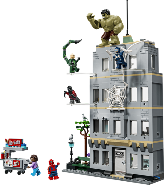 LEGO Marvel 76350 Spider-Man vs. Hulk Epic Clash