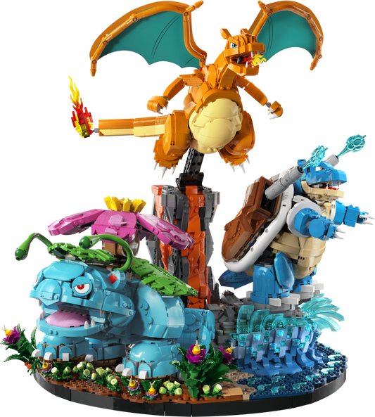 LEGO Pokémon 72153 Venusaur, Charizard and Blastoise