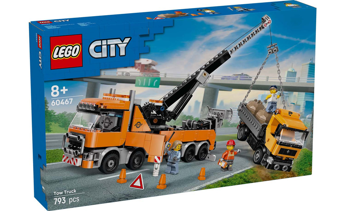 LEGO City 60467 Heavy-Duty Recovery Tow Truck with Crane