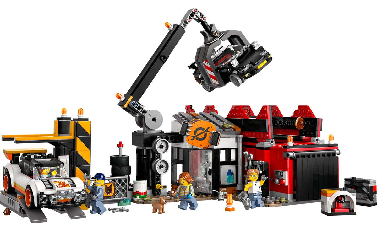 LEGO City 60472 Scrapyard with Cars