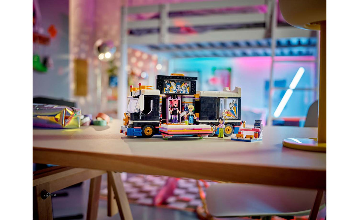 LEGO Friends 42619 Pop Star Music Tour Bus