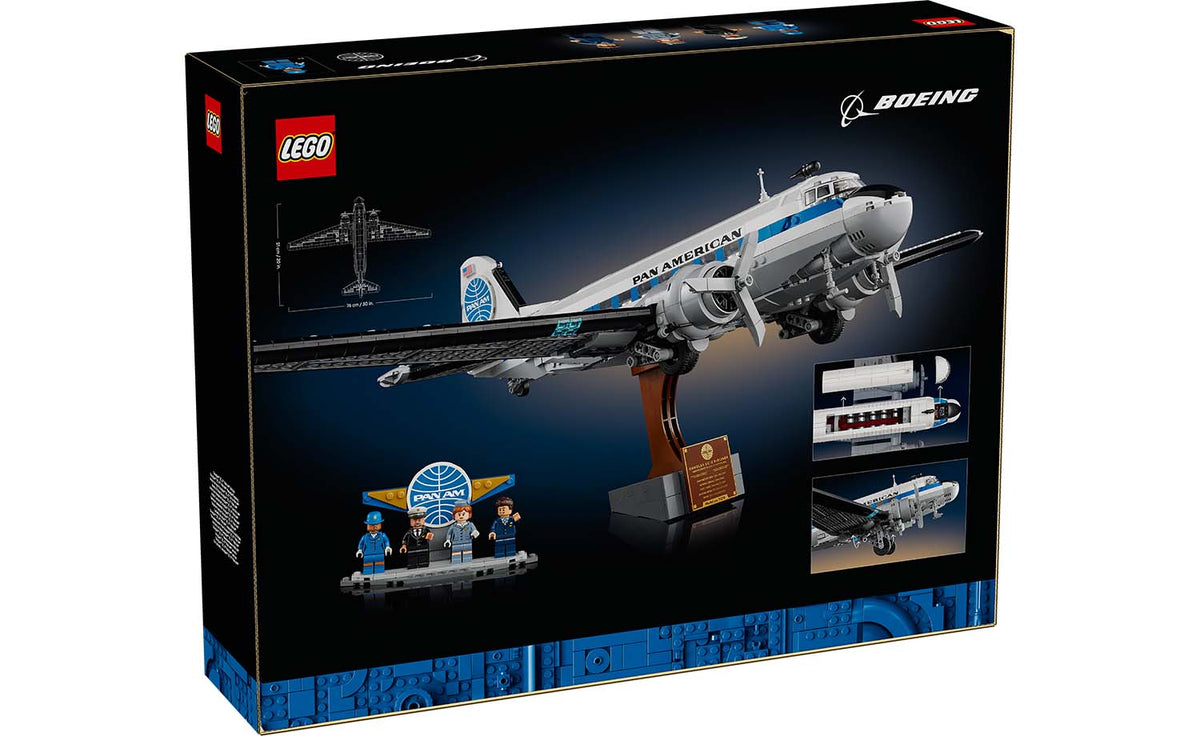 LEGO Icons 11378 Douglas DC-3 PAN AM Airliner